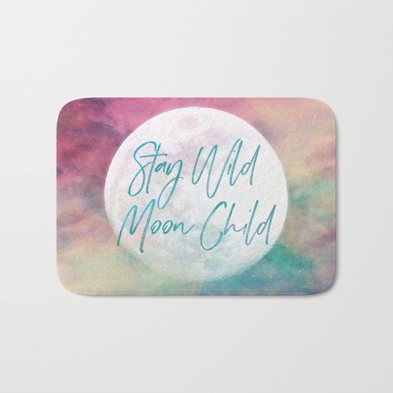 Stay Wild Moon Child Bath Mat
