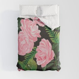Awesome Pink Flowers Duvet Cover