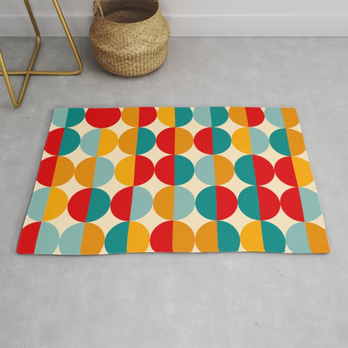 Semi Circle pattern Rug by maggiepops | Society6