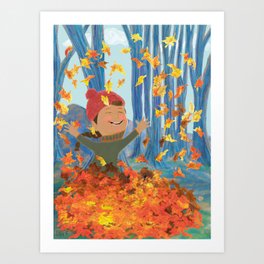 Fall Leaves  Art Print