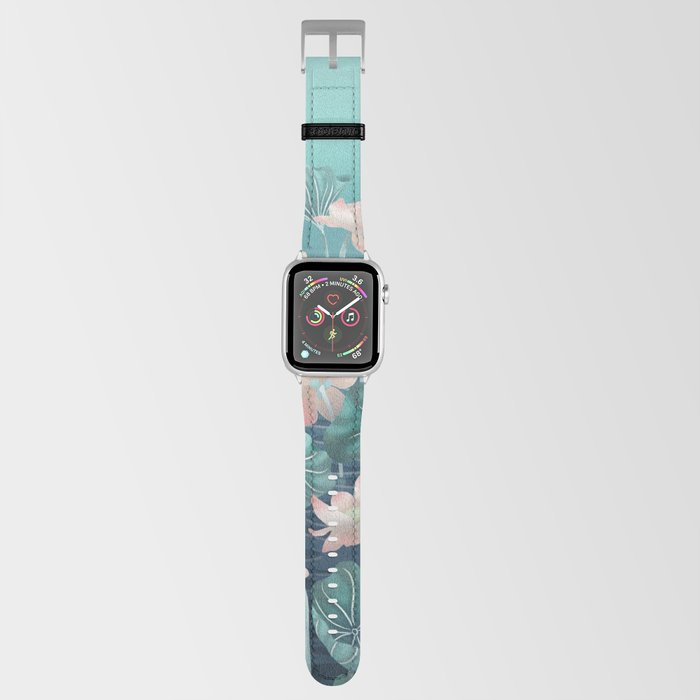 Sacred lotus clustered in a pond Apple Watch Band