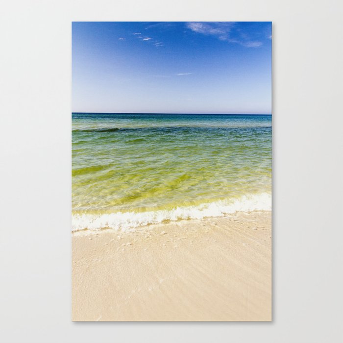 sand, sea and sky Canvas Print