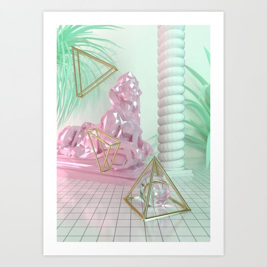 Soothing 3D Feeling Art Print