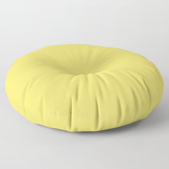 Yellow-Green Lady's Mantle Floor Pillow