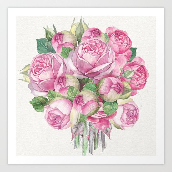 Flowers bouquet #18 Art Print