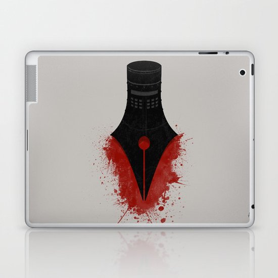 The sword is mightier than the pen Laptop & iPad Skin
