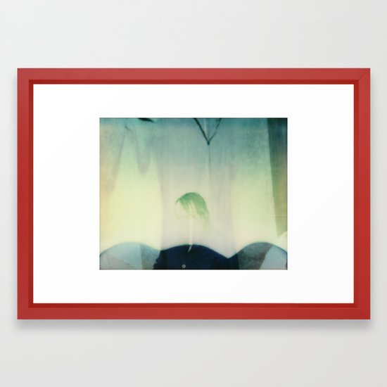 Erasure And Texture Framed Art Print By Elbo Society6