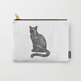 Cat doodle pattern Carry-All Pouch