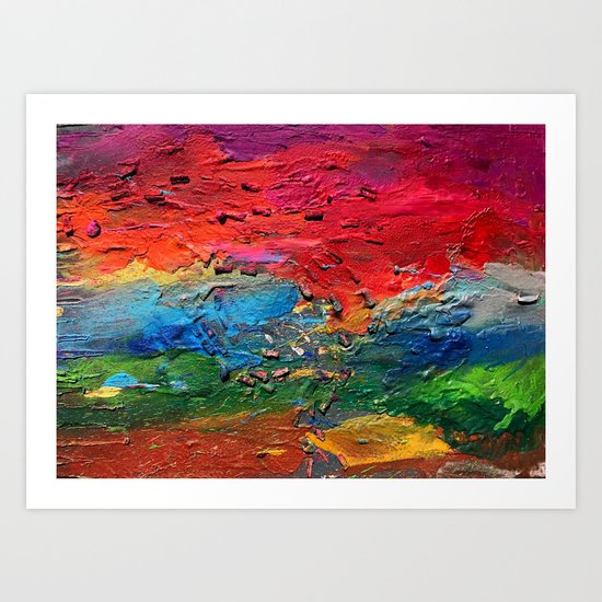 View from the earth Art Print