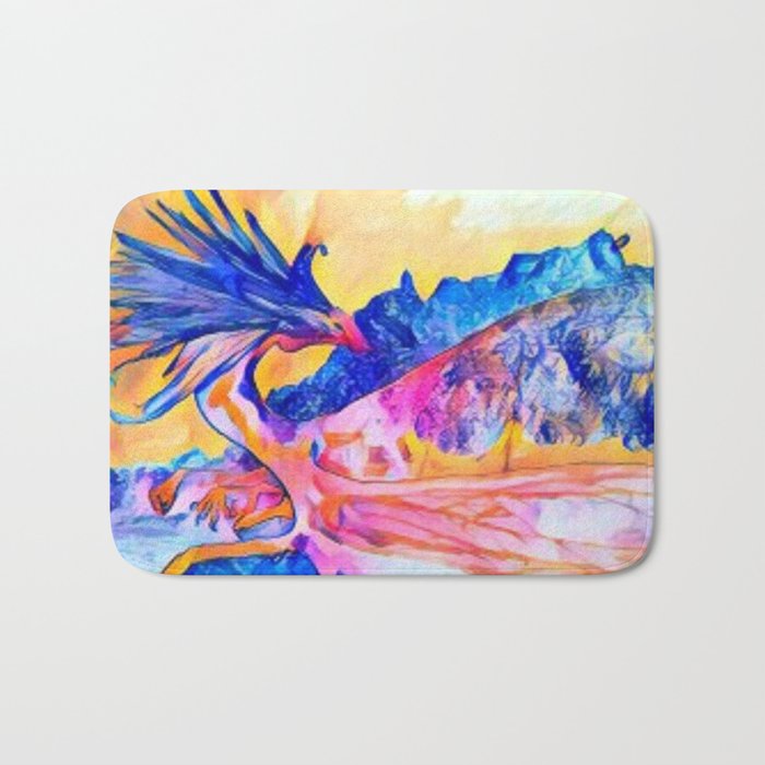 dragon benefico Bath Mat