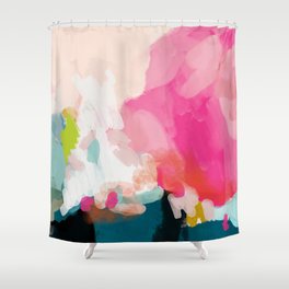 pink sky Shower Curtain