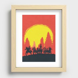 Outlaws For Life Recessed Framed Print