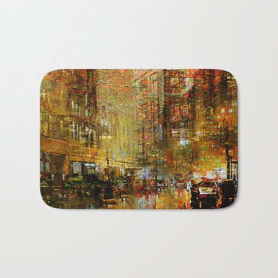 An evening in Detroit Bath Mat