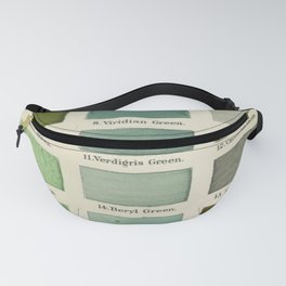 Vintage Greens Fanny Pack | Rustic, Art, Decor, Iphonecase, Green, Colors, Painting, Gift, Artteacher, Poster 