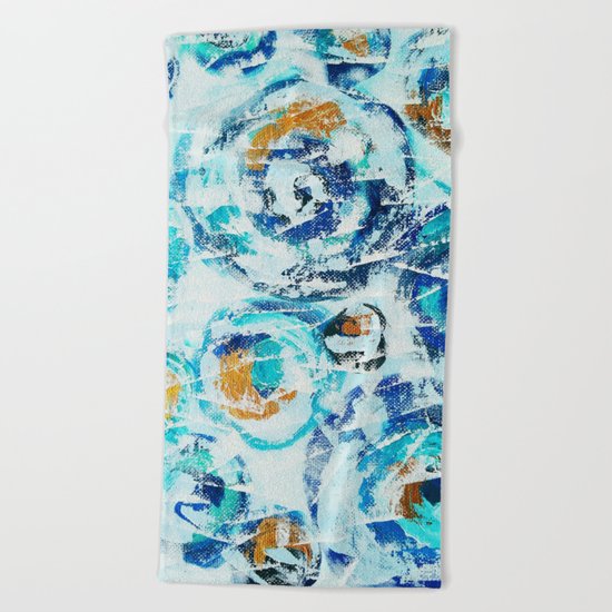 Abstract painting Beach Towel