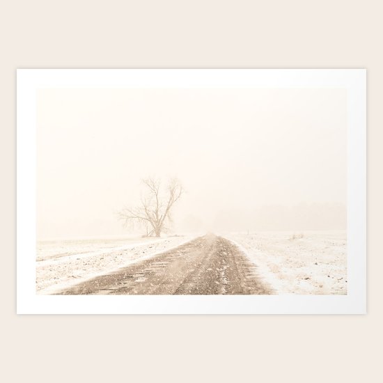 White Out Art Print