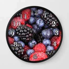 Fruit Berries Wall Clock