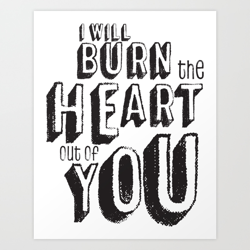 Moriarty Quote I Ll Burn The Heart Out Ouf You Sherlock Decor