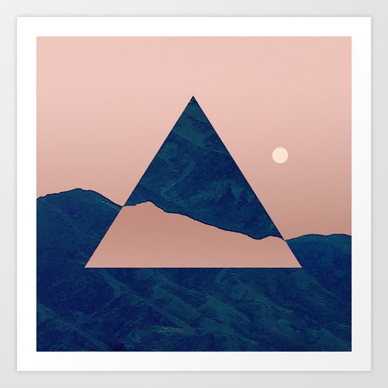 Triangle - Opposite Art Print