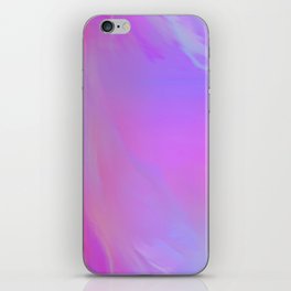 Neon Flow Nebula #4 iPhone Skin