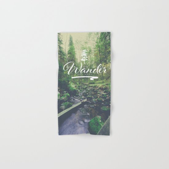 Mountain of solitude - text version Hand & Bath Towel