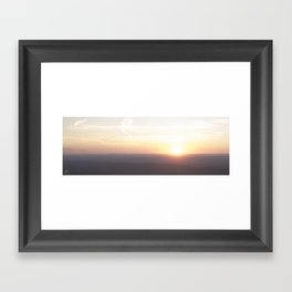 Sunset Horizon Framed Art Print