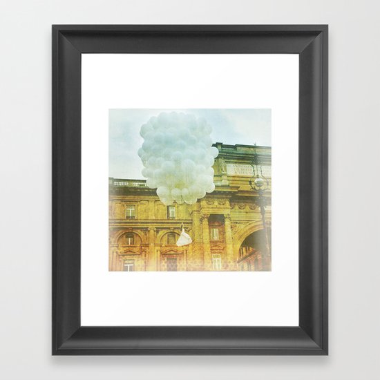 US AND THEM _ leaving them Framed Art Print