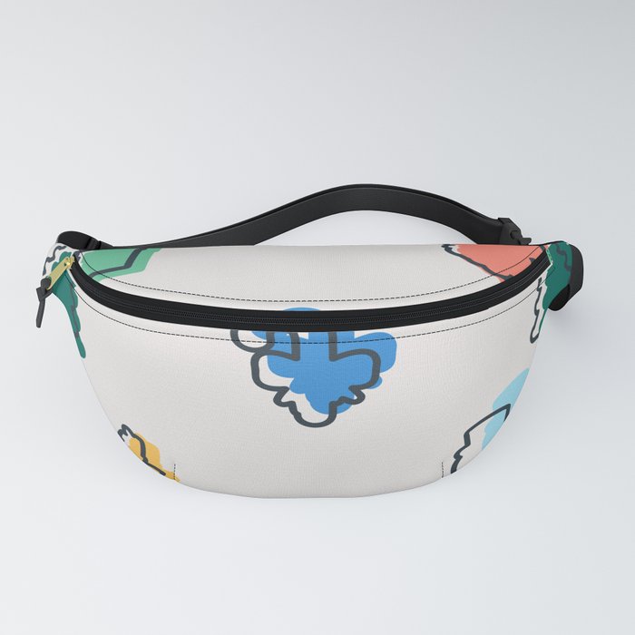 Christmas Element Seamless Pattern Fanny Pack