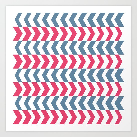 ArrowStripes Art Print