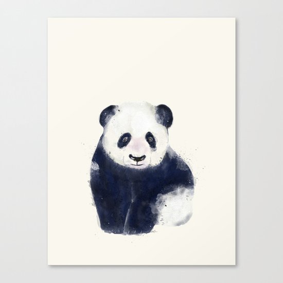 little panda bear Canvas Print