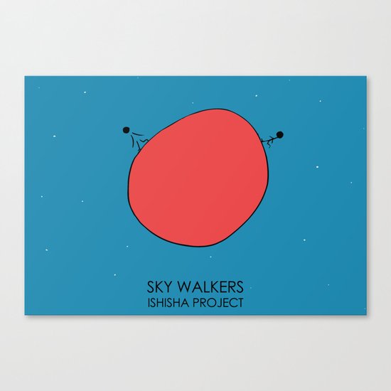 SKY WALKERS by ISHISHA PROJECT Canvas Print