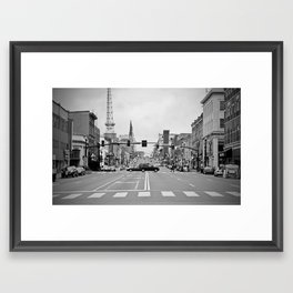 Up Broadway, Nashville Framed Art Print