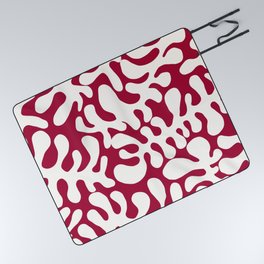 White Matisse cut outs seaweed pattern 6 Picnic Blanket