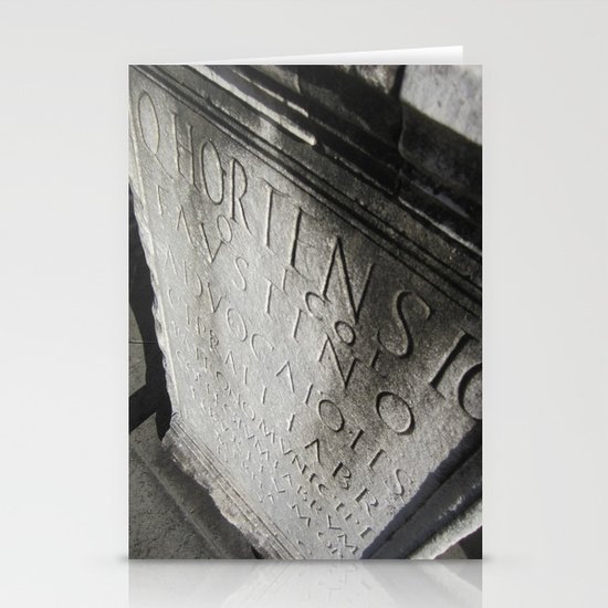 wisdom in stone. Stationery Cards