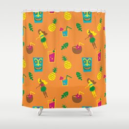 Tiki Drank Shower Curtain