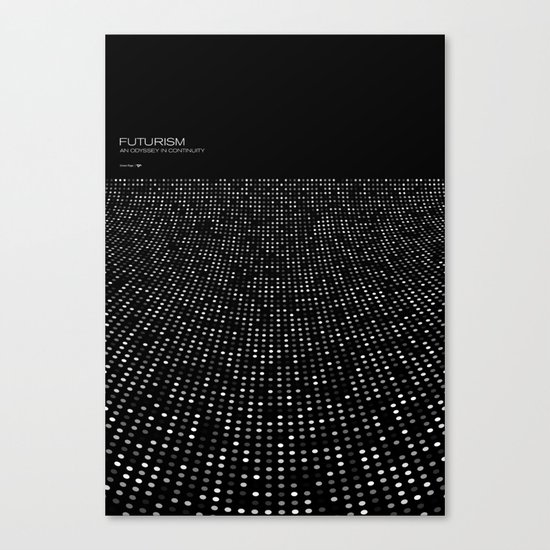 Futurism - Curved Space Canvas Print