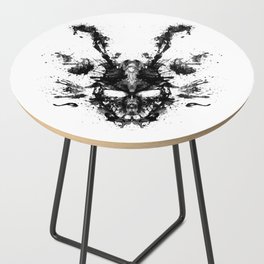 Frank (Donnie Darko). Ink Blot Painting Side Table