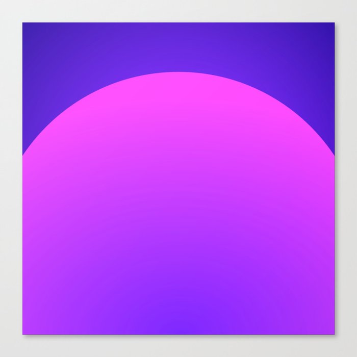 Sunset Purple Canvas Print