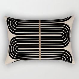Dusk - Mid Century Modern Abstract Ar Rectangular Pillow