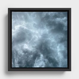 Storm Clouds Framed Canvas