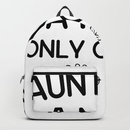 Aunt Like a Mom Only Cooler  Backpack | Floral, Joke, Aunt, Fromdaughter, Funny, Formom, Vintage, Mother, Cute, Quote 