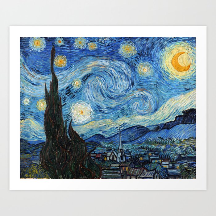 Vincent Van Gogh Starry Night Art Print