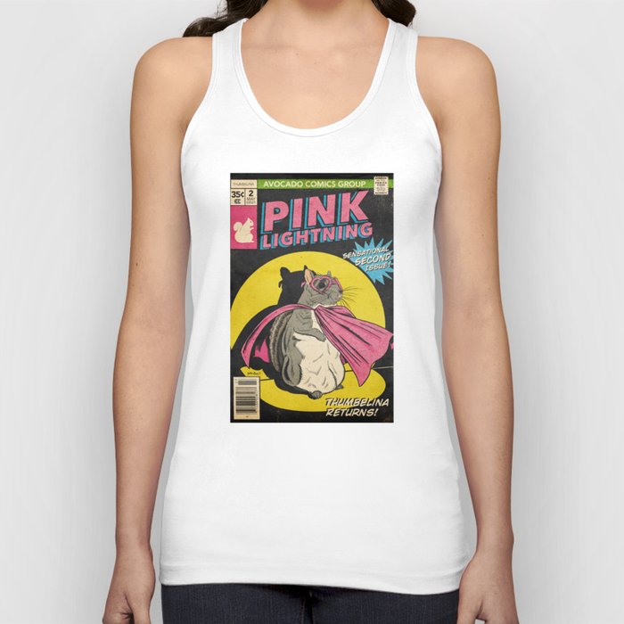 Little Thumbelina Girl: Pink Lightning #2 Tank Top