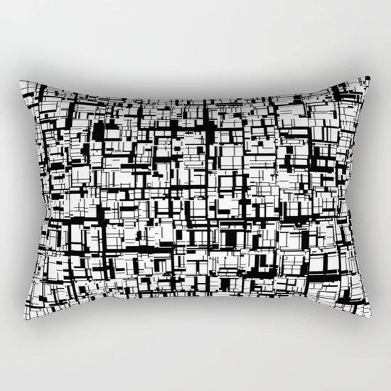 Abstract Mosaic Rectangular Pillow