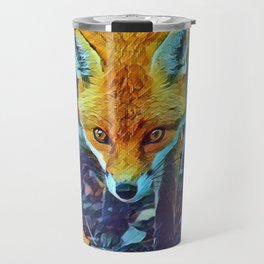 Fox Glare In Slumber Travel Mug
