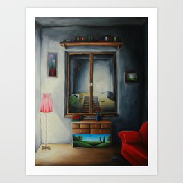 Light from the other side Art Print