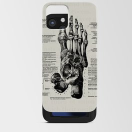 Joints of the Foot Vintage Anatomy Podiatry Illustration iPhone Card Case