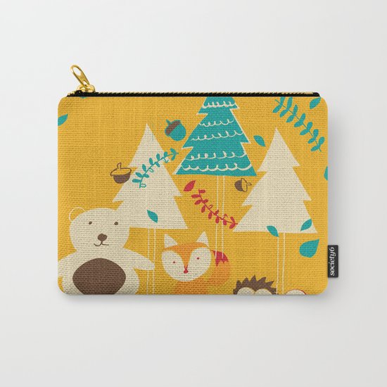 Woodland Christmas friends Carry-All Pouch