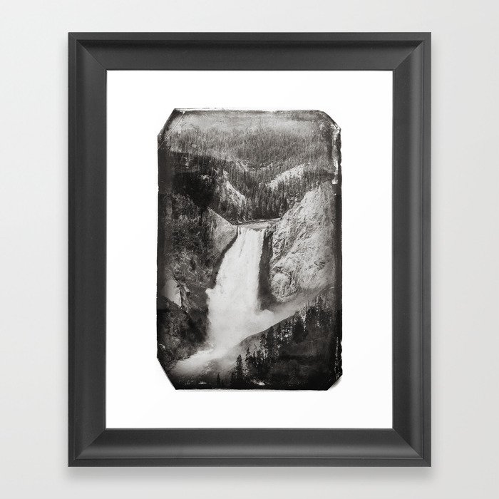 Yellowstone Falls Framed Art Print