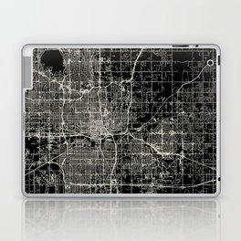 Oklahoma City Map Laptop Skin